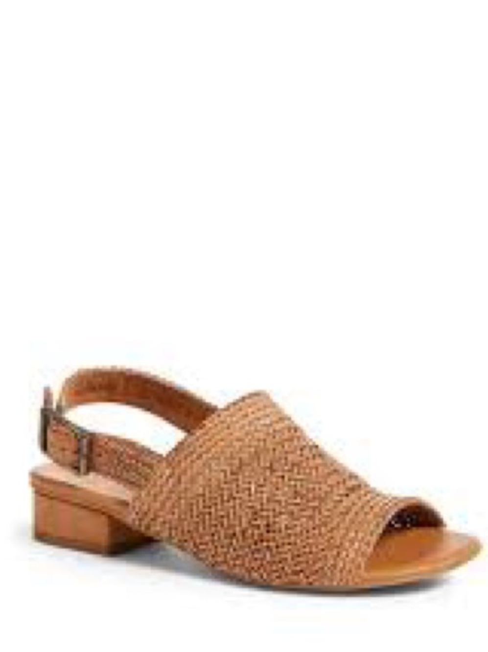 Paul Green NWOT Helena Woven Slingback Low Heel Sandals Sz 10 - Picture 5 of 9